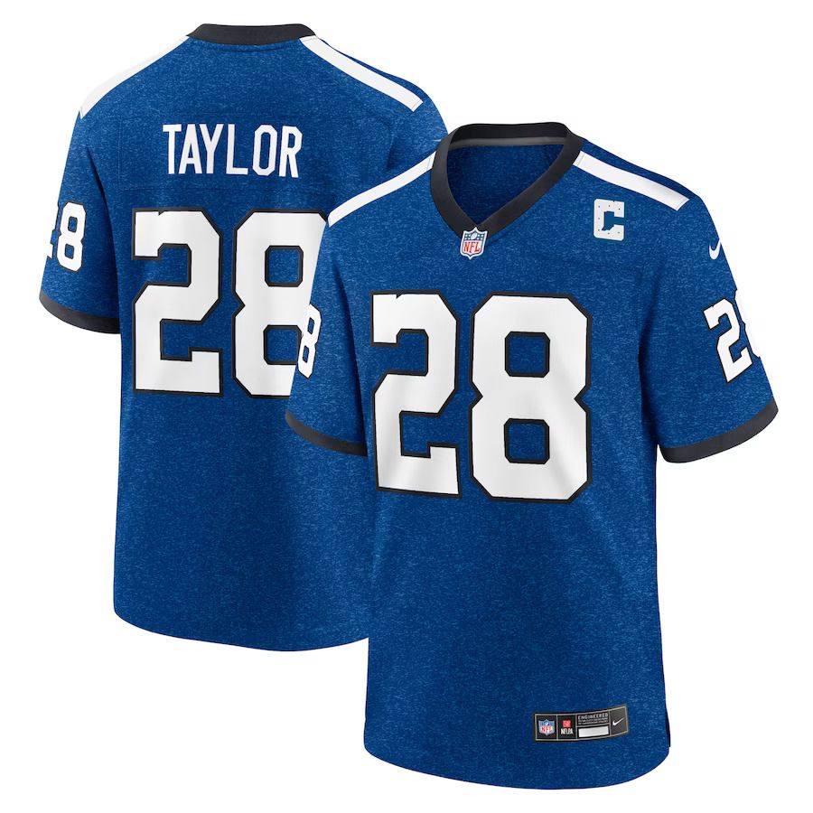 Men Indianapolis Colts #28 Jonathan Taylor Nike Royal Indiana Nights Alternate Game NFL Jersey->indianapolis colts->NFL Jersey